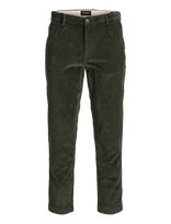 Jack & Jones - Jpstace Corduroy Chino Sn - Chino stiliaus kelnės - Chaki spalva
