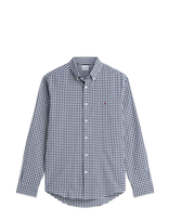 Tommy Hilfiger - Flannel Gingham Dobby - Flaneliniai marškiniai - Tamsiai mėlyna