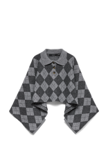 Vero Moda - Vmdion Poloneck Ls Cape - Pončas - Pilka