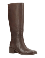 Phenumb Copenhagen - Martina Square Long Leather Boots - Ilgaauliai batai - Ruda