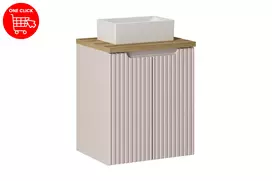 Vonios baldų komplektas Gaja SET-NOC B OAK UN GAJA 35 WH, 50 cm