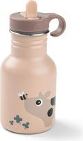 Done by deer Vandens buteliukas Tiny Farm 350 ml, rožinis