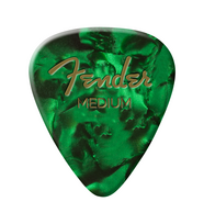 Mediatorių komplektas .71mm Fender Premium Celluloid Green Moto 351 Shape