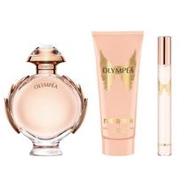 Paco Rabanne Olympea Gift Set - dovanų rinkinys - EDP 50 ml, kūno losjonas 75 ml ir mini EDP 10 ml