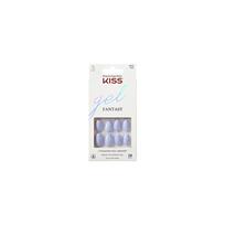 Kiss My Face Gel Fantasy Day 1 Blue - priklijuojami nagai, 28 vnt.
