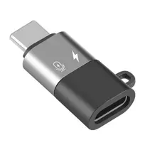 Puluz 8-Pin į USB-C OTG adapteris PU657B, juodas