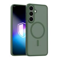 3mk Misty MagCase dėklas telefonui Samsung Galaxy S26 FE, žalias