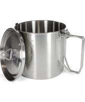 Origin Outdoors Stainless Steel Camping Pot '2 in 1'