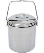 BasicNature Stainless Steel Pot 'Billy Can'