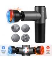 Massage Gun with Heated/Cooling Attachment inSPORTline IceBlaze • 2,400 mAh • 1,600–2,800 RPM • Up to 6 mm