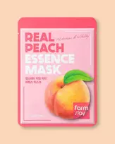 Farmstay Real Peach Essence Mask - 23 ml / 1 vnt