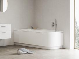 Asimetrinė vonia Ravak Chrome, 170x105, kairinė