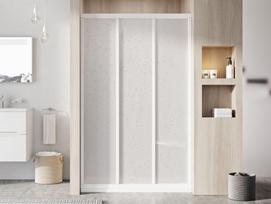 Stumdomos dušo durys Ravak Supernova, ASDP3-80 198, balta+plastikas Pearl