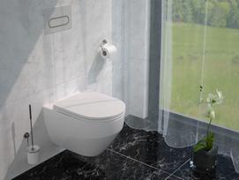 Pakabinamas WC Ravak Zante, RimOff su Soft-Close dangčiu