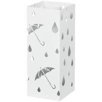 Skėčių stovas Homcom 15,5x15,5x40cm., baltos spalvos