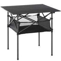 Sulankstomas stovyklavimo stalas Outsunny 70x70x69cm., juodos spalvos