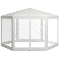 Lauko pavėsinė Outsunny 394x341,2x250cm., baltos spalvos