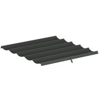 Pavėsinės stogas Outsunny 250x255x6cm., tamsiai pilkos spalvos