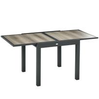 Lauko stalas Outsunny 160x80x75cm., tamsiai pilkos spalvos