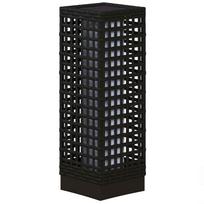 Sodo šviestuvas su saulės baterija Outsunny 15,5x15,5x46cm., juodos spalvos