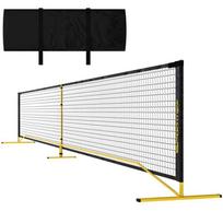 Badmintono tinklas Sportnow 670x60x92cm., juodos/geltonos spalvos