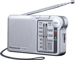 PANASONIC RF-P150DEG-S Pocket radio silver