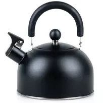 Virdulys su švilpuku, 2 l, juodas