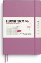 Leuchtturm 1917 Mėnesinis planuoklis su užrašų knygele minkštu viršeliu Leuchtturm 1917 2027 16 mėnesių EN B5, rožinis