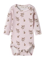 Lil'Atelier - Nbfgayo Sig Ls Slim Body Lil - Marškinėliai ilgomis rankovėmis - Rožinė
