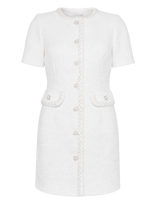 Love Lolina - Abbot Mini Dress - Trumpa suknelė - Balta