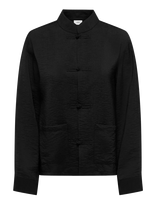 JDY - Jdycilla L/S Napoleon Shirt Wvn Exp - Marškinėliai ilgomis rankovėmis - Juoda