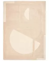 Kilimas GAYA smėlio spalvos 160 x 230 cm vilnonis