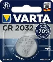 CR2032, 3V, Lithium