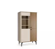 Sistema „AURENA“ AU3 (vitrina 2D1W) – Spalva: „royal“ riešutmedžio