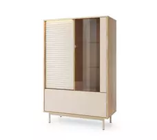 Sistema „TILA“ TI1 (vitrina 2d1w) – Spalva: kašmyras