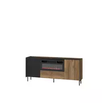 „PRESTIGO“ P16 sistema (komoda) – Spalva: juoda/San Sebastian