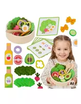 VIGA Wooden Salad Maker Set 18m+