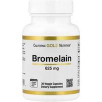 California Gold Nutrition, Bromelainas, 625 mg, 30 daržovių kapsulių