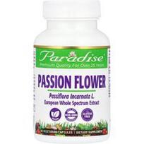 Paradise Herbs, Pasiflora, 60 vegetariškų kapsulių (250 mg vienoje kapsulėje)