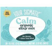 Four Sigmatic, Ramus, ekologiškas eliksyro mišinys su Reishi grybais ir tulsi, be kofeino, 20 pakelių, po 0,1 uncijos (3 g)