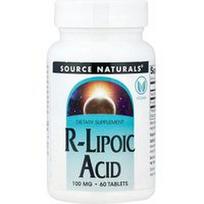 Source Naturals, R-lipoinė rūgštis, 100 mg, 60 tablečių