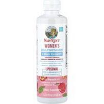 MaryRuth's, Moterų multivitaminai + plaukų augimui skatinti, persikų skonio, 450 ml (15,22 fl oz)