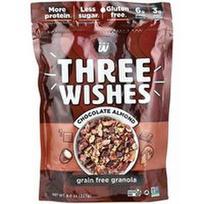 Three Wishes, Begrūdė granola, šokolado ir migdolų, 227 g
