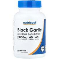 Nutricost, Juodieji česnakai, 2000 mg, 60 kapsulių