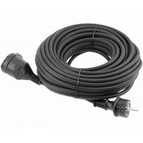 Hogert guminis izoliuotas prailginimo kabelis HT1E702, 30m, 230V, 16A, IP44, H05RR-F, 1,5mm², 1 lizdas, vaikų apsauga