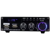 Blitzwolf AS-22 garso stiprintuvas, 45W, Bluetooth 5.0, USB, nuotolinio valdymo pultas, juodas