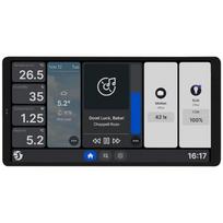 Shelly WallDisplayx2W išmanusis šviesos jungiklis, 6.95" jutiklinis ekranas, WiFi, BT 5.0, 230V, 5A, 1GB RAM, 4GB atmintis