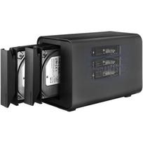 TERRAMASTER D5 Hybrid 5 vietų DAS korpusas, USB 3.2 Gen 2 Type-C, 10Gb/s, 2xSATA+3xM.2 NVMe, RAID 0/1/JBOD, 68 TB