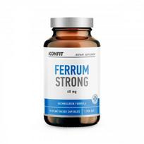 Ferrum Strong 60mg Geležies bisglicinatas su vitaminu C 90 kapsulių