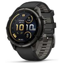 GARMIN Fenix 9 Pro 47mm AMOLED inReach, Carbon Gray DLC Black/Pebble sportinis laikrodis 010-04336-11